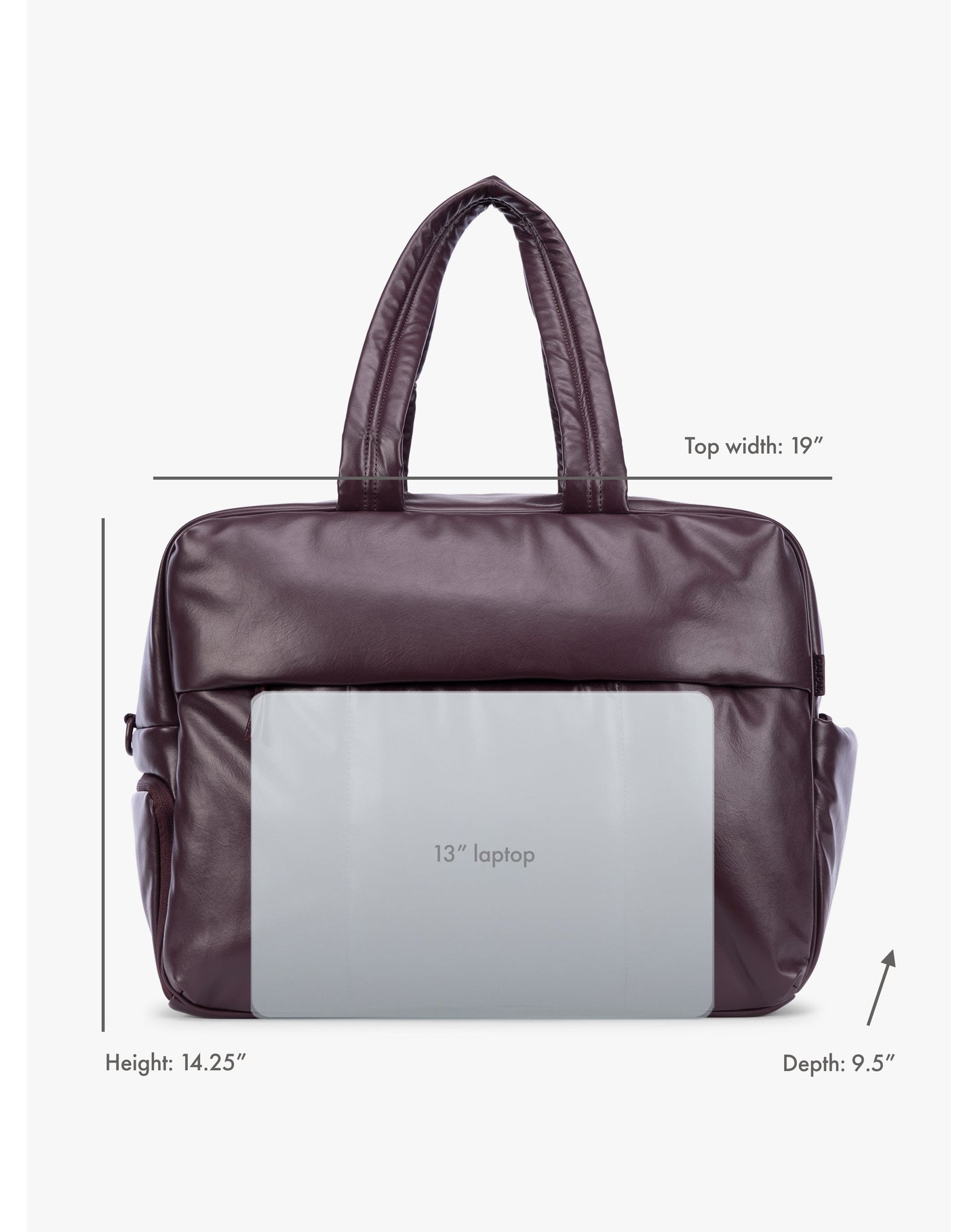 Luka Large Duffel in Vegan Leather