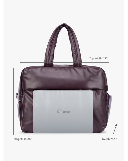 Luka Large Duffel in Vegan Leather