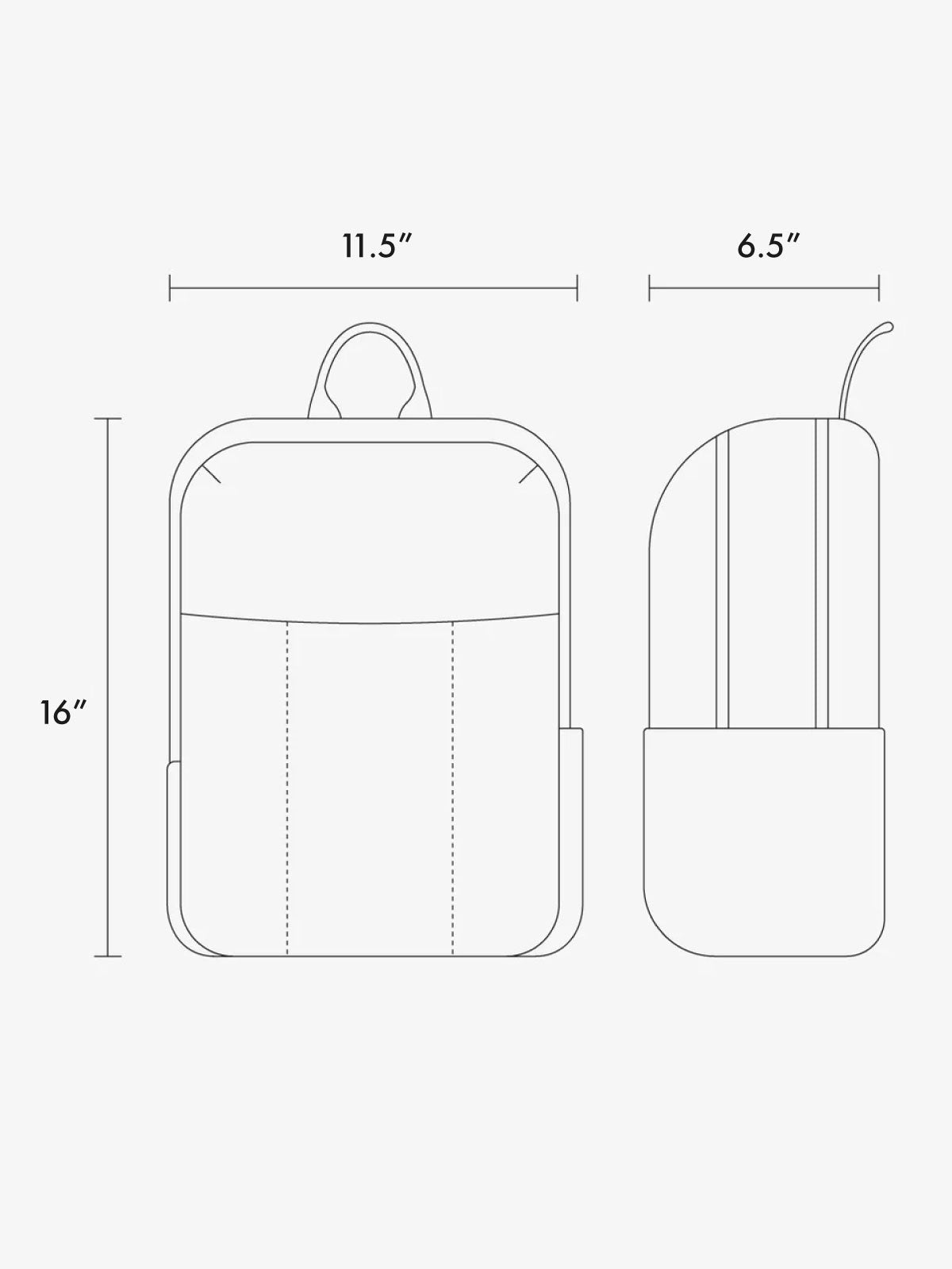 Luka 15 inch Laptop Backpack in Vegan Leather